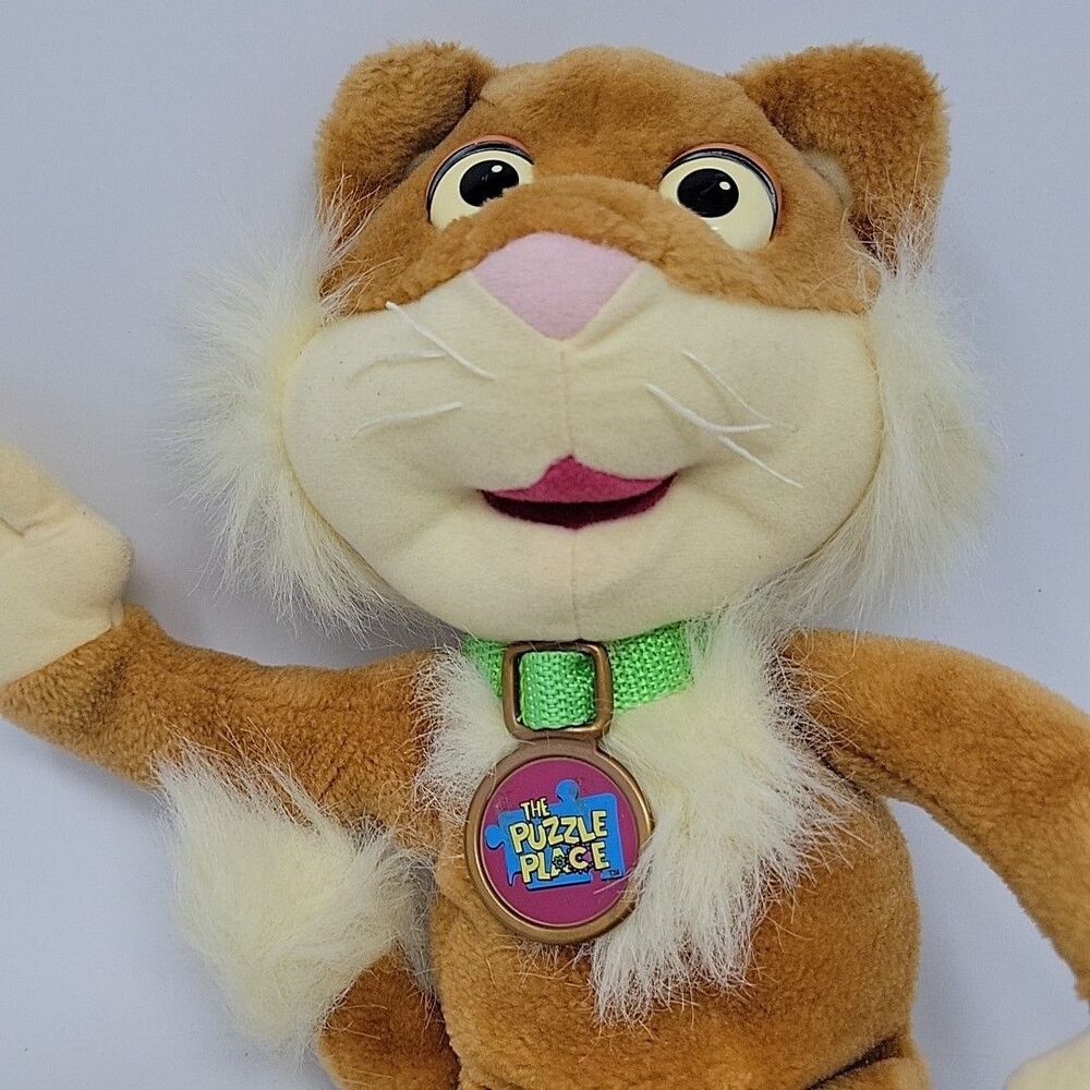 Vintage Fisher Price Plush The Puzzle Place Sizzle The Cat Plush 14” 1994 - Picture 2 of 10
